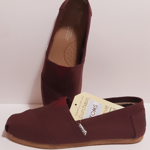 TOMS Wine Canvas Men's Classics - Picture 4 of 5